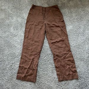 Vintage Kim Rodgers brown linen pants size 10